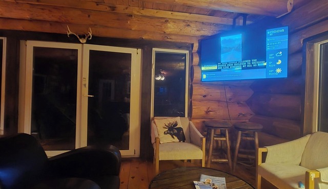 Lake Front Log Cabin
