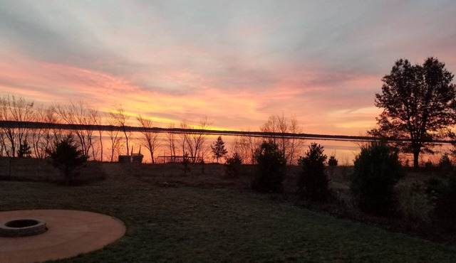 Lake Front Sunrise View only a few hundred yards from the sandy shores of Lake