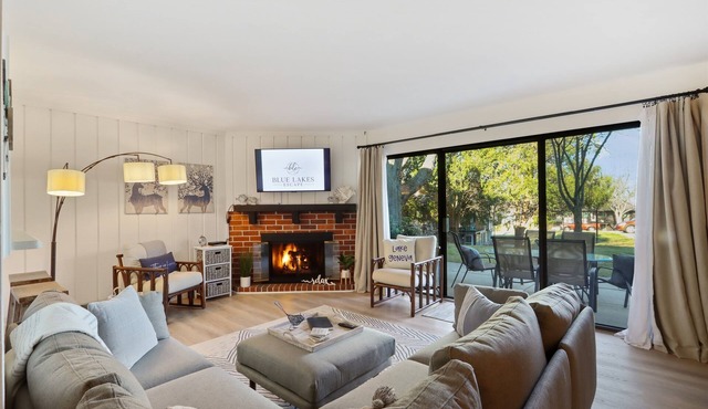 Lake Geneva Getaway | King Bed Fireplace Pool