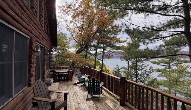 Lake George Direct Waterfront with Dock for Boat Sleeps 12