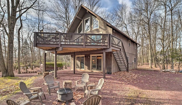 Lake Harmony Access: Home w/Game Room + Fire Pit!