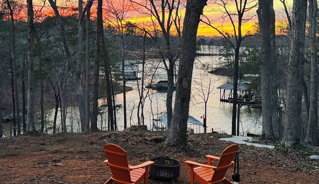 Lake Hartwell Waterfront w/Dock, Gameroom, Firepit, Pets, Clemson & Fenced Yard