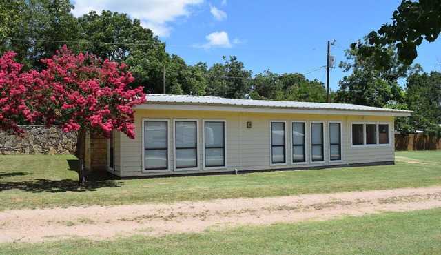 Lake House at Texas Hills RV Haven sitting on Lake Buchanan.
