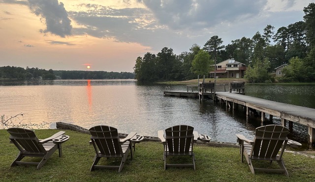 Lake house on Lake Murray with private dock and boat ramp.