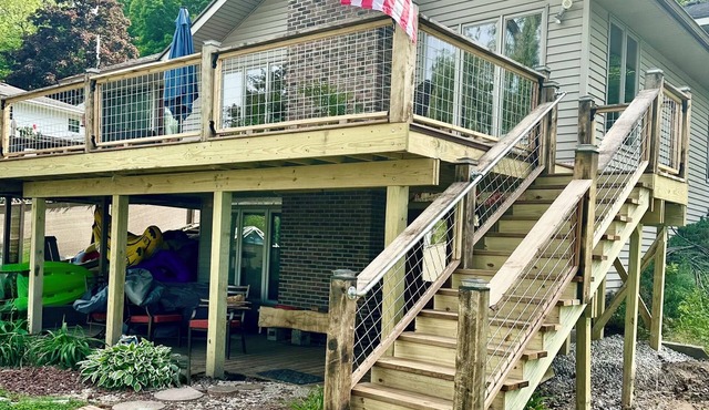 Lake House & Ski Chalet. Quiet, all-sport lake with fun & relaxation year round!
