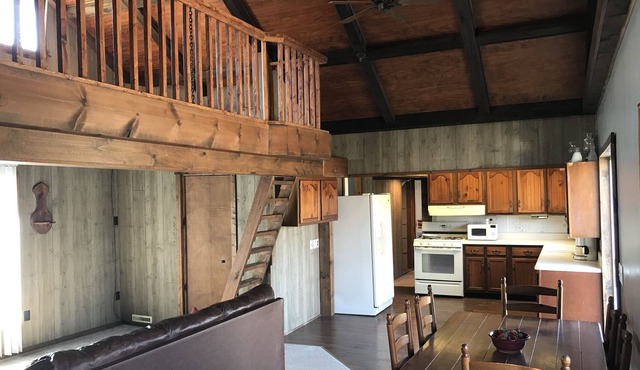 Lake house with large deck and yard and room for your boat trailer