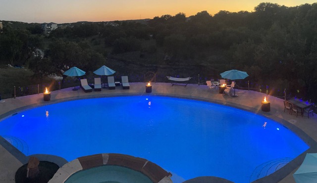 Lake House with pool and hot tub movie theater and so much more!