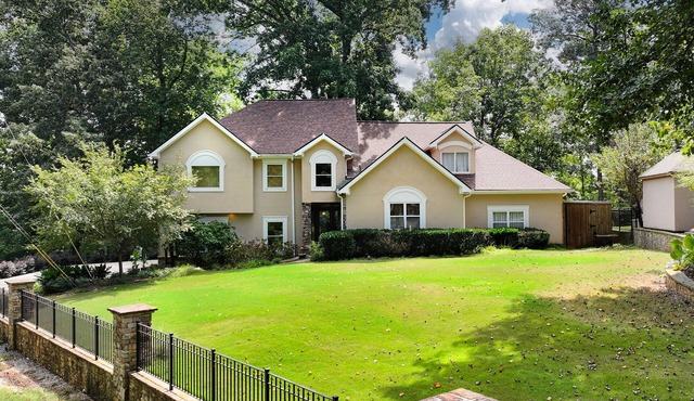 Lake Lanier Waterfront Home with view of Lanier Islands Bridge