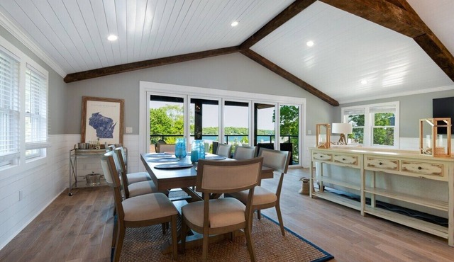 Lake Life Villa Near Geneva Lake with Beach Access Balcony Views Pier 290 Santa Cruise