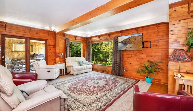 Lake Lucy Waterfront Home with BBQ & Jon Boat