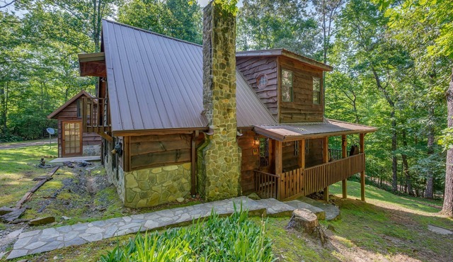 Lake Lure-Beach/lakes/river/Mountains/Private log home,kayaks, tubing,pet,canoe