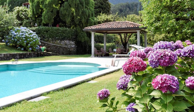 Lake Maggiore, beautiful villa with pool and large garden on Lake Maggiore