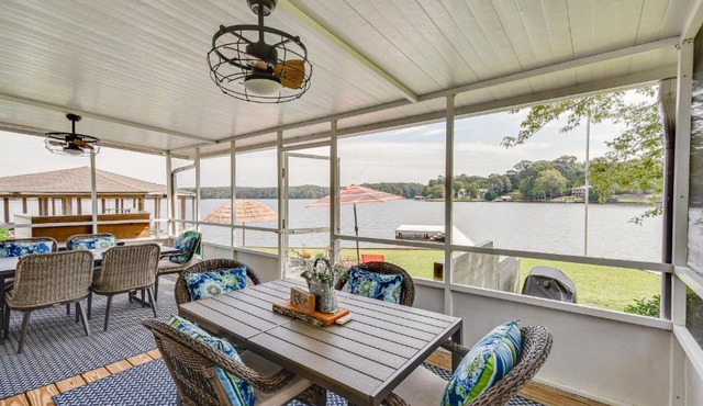 Lake Martin Retreat with Private Dock and Boat Launch