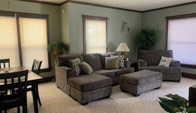 lake Max beach access with a hot tub