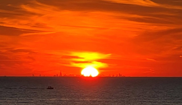 Lake Michigan Waterfront Rental in Grand Beach with Golf Cart