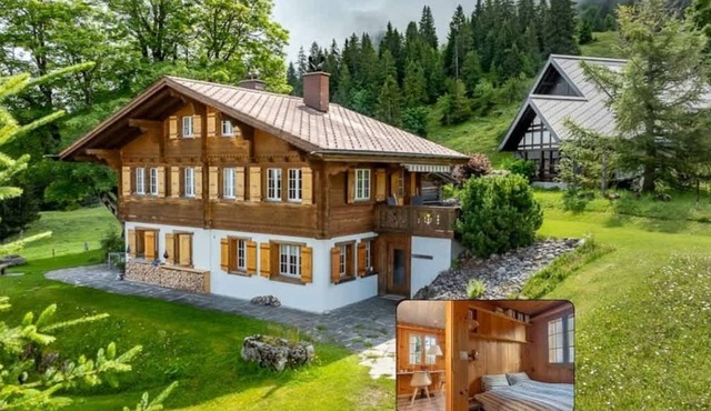 Lake & Mountain View | Fireplace, Garden, Gondola