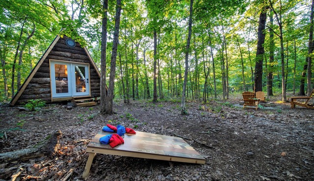 Lake Of The Ozarks Tiny Aframe in the woods