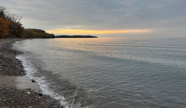 Lake Ontario Country Home, Beautiful views and access to a rocky private beach.