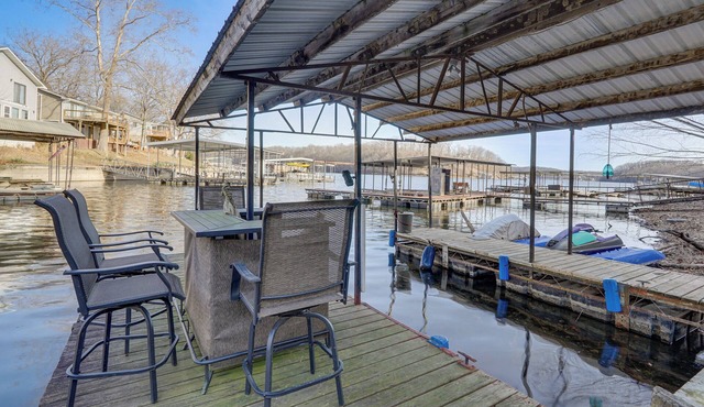 Lake Ozarks Home w/Deck, Dock & Hot Tub