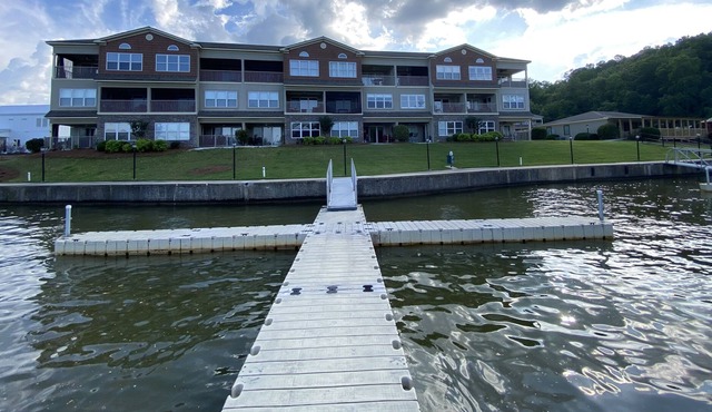 Lake Retreat with Ground Level Access, Pool and Designated Boat Slip