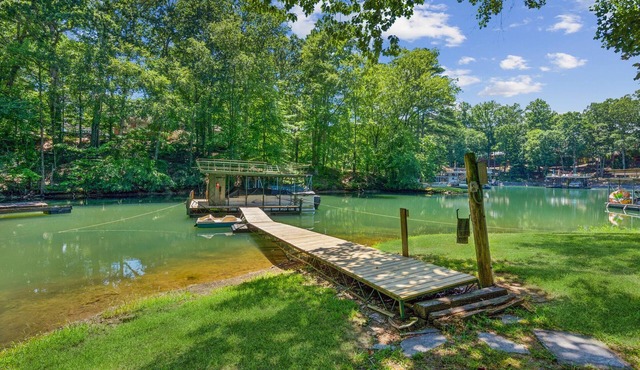 Lake Time! RARE Grass-to-Water Dock Access!