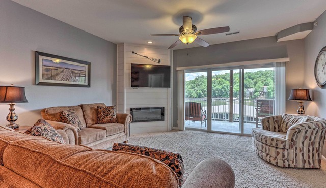 Lake View, Pool Access: Idyllic Camdenton Condo!