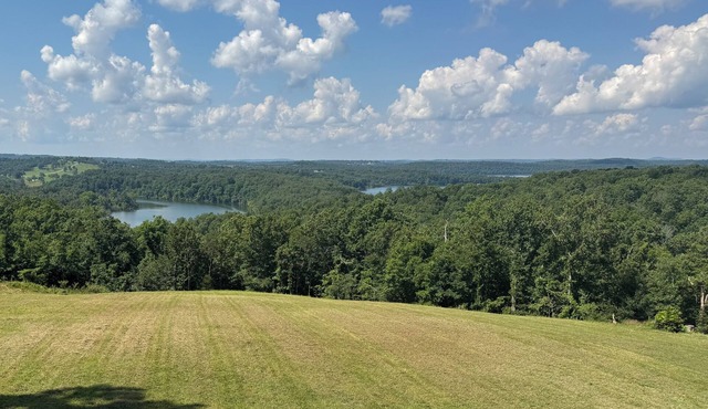 Lake View Retreat on 130 Acres w/Deck, Game Room & Sunset Views