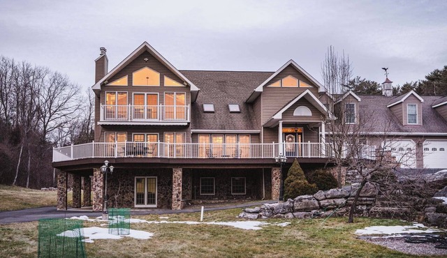 Lake-View Retreat with Hot Tub & Fenced Yard