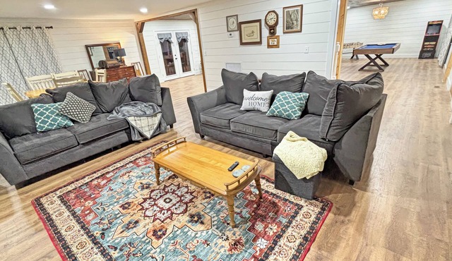 Lake View Shores home, with boat garage, inground pool, game room/w pool table