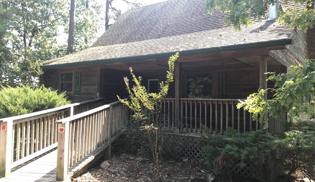 Lake view two bedroom, two bath Harbor North luxuryloft cottage with private hot tub overlooking Lake Ouachita. by RedAwning