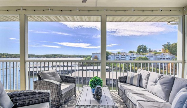Lake Views and Pool Access Lake Ozark Condo!