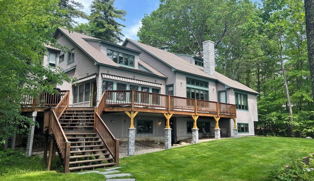 Lake Winnipesaukee Luxury Estate | Sandy Beach, Dock, Sleeps Large Groups