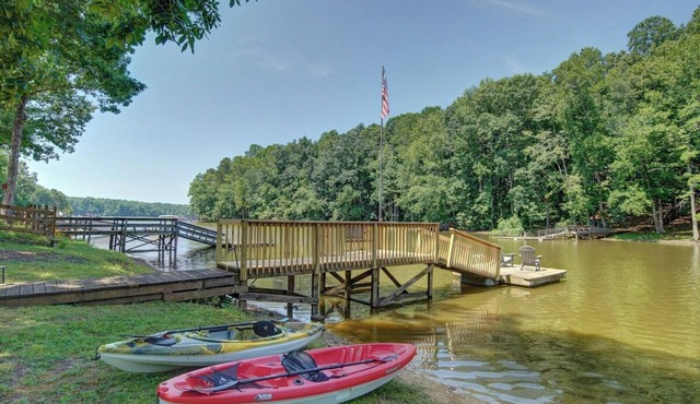 Lakefront A-Frame Cottage with Kayaks & Fire Pit