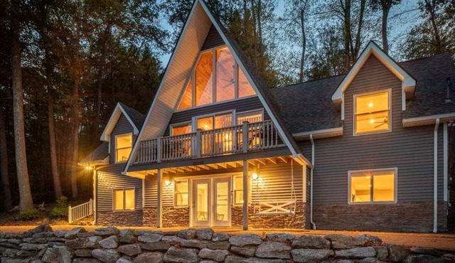 Lakefront A-Frame - Hot Tub, Dock, Near Wisp – Deep Creek