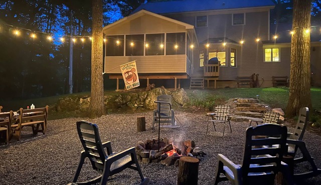 Lakefront ADK home with private dock