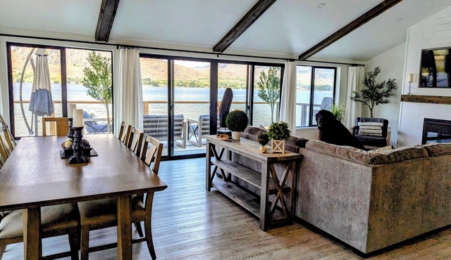 Lakefront Bliss: Modern Farmhouse Retreat - Newly Renovated, Steps to the Water!