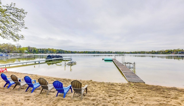 Lakefront Burlington Vacation Rental: Dock + Beach