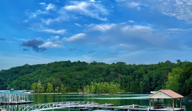 Lakefront Cabin : Boat Slip : Dock : Kayaks : Families : Internet