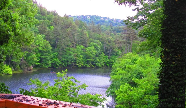 Lakefront cabin in mountains, 1 mi away from skiing/tubing!