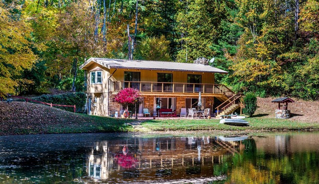 Lakefront Cabin Retreat | Private Lake, Boat & Wildlife 2BR, 1.5BA