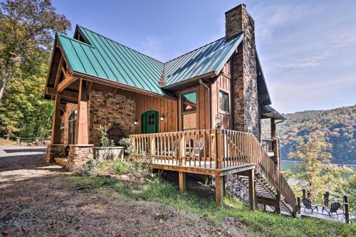Lakefront Cabin Sleeps 16 Dock Fire Pit Hot Tub
