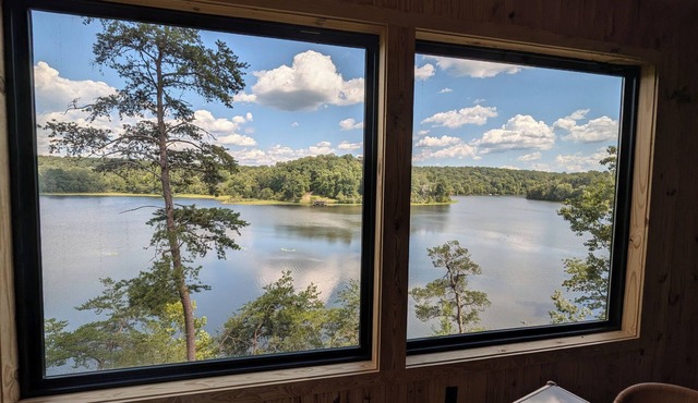 Lakefront Cabin Spring Getaway - Elevated Design and Breathtaking Views