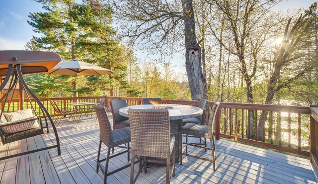 Lakefront Cabin w/Dock, Fire Pits in Danbury!