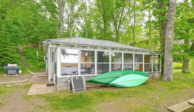 Lakefront Cabin w/Fire Pit, Dock, & Boat Rental