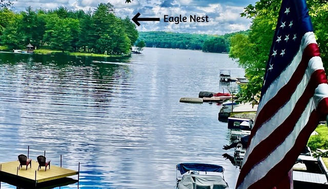 Lakefront Cabin with Fantastic views & Private Dock, The Hideout!