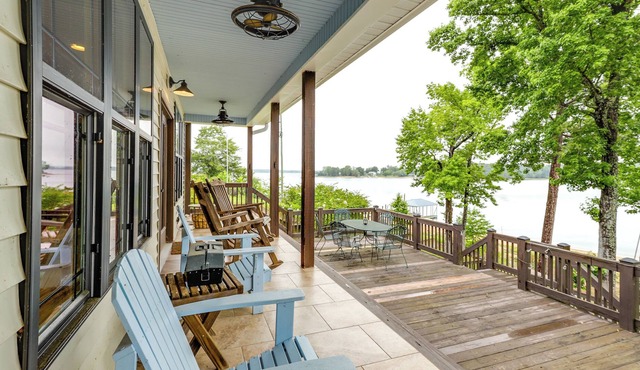 Lakefront Camden Vacation Rental w/ Decks & Dock!