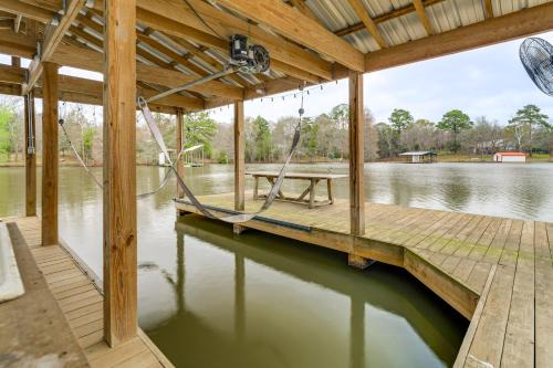 Lakefront Camp Creek Retreat with Dock