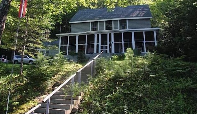 Lakefront camp on Great Pond