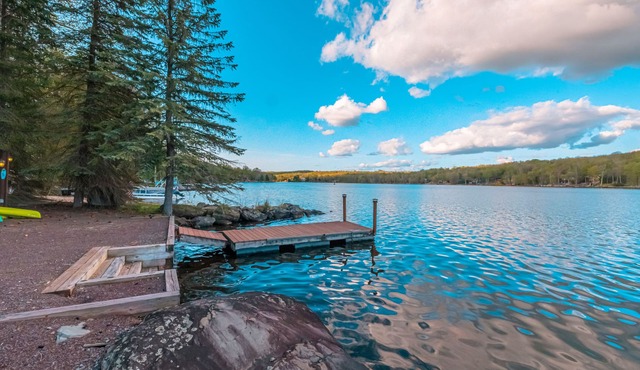 Lakefront Chalet - Stunning Views, Private Dock and A+ Location! 2025 Updates!