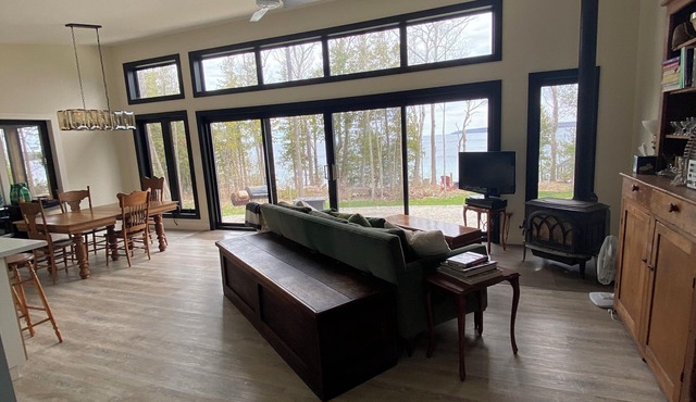 Lakefront Contemporary Cottage designed for relaxation and family fun alike!